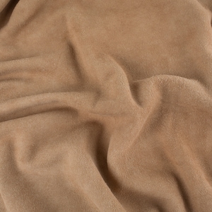 BEIGE ITALIAN GARMENT Velours Lambskin sheep leather hide skin hides nappa 5+ sqf