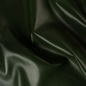 Dark Oliva ITALIAN GARMENT Lambskin sheep leather hide skin hides nappa GL  6+ sqf