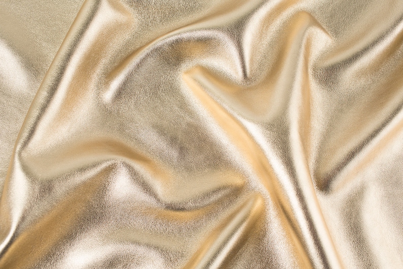 GOLD ITALIAN Lambskin sheep leather hide skin hides nappa image 1