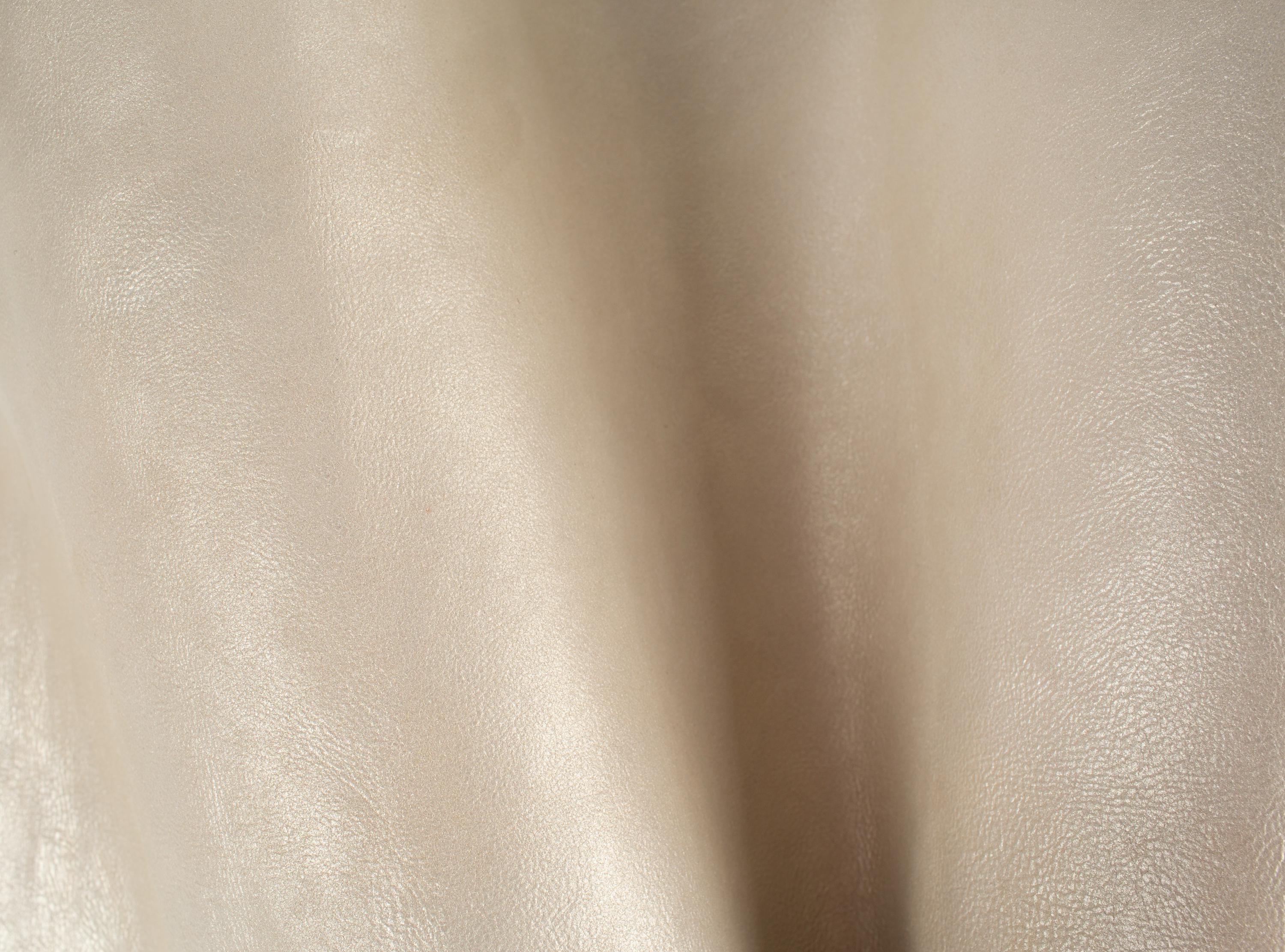Ivory Perl Embossed Print ITALIAN Lambskin sheep leather hide skin hides nappa 4+ sqf)