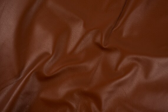 ITALIAN GLOVES//GARMENT Lambskin Leather Hide Skin Hides Nappa DARK MARSALA
