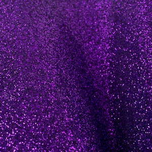 Violet with sparkles (Ji- Ch) Italian GLITTER  Haberdashery Fabric Scraps Scrap Square Pieces Swatches Samples  5x5-20x20in.