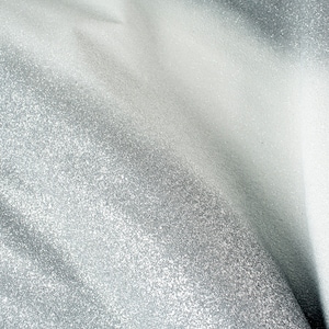 Bianco/argento con scintille (ji-ch) Italian glitter Haberdashery tessuto scarti pezzi quadrati campioni campioni 5x5-20x20in.