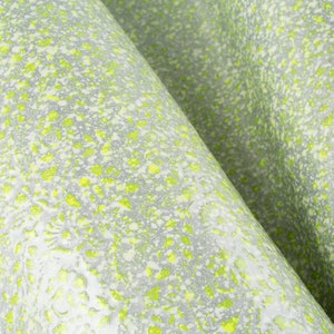 LIME GREEN Glossy Brevetto Mancanza ITALIAN Pelle Vitello Mucca Pelle Scarti Scarto Pezzi Quadrati Campioni 5x5-20x20in.