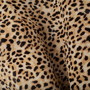 New Print Leopard  ITALIAN Cavallino Leather Pony hide skin, skins hides