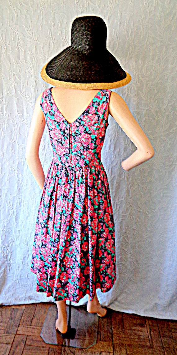 Laura Ashley Floral Dress US 8