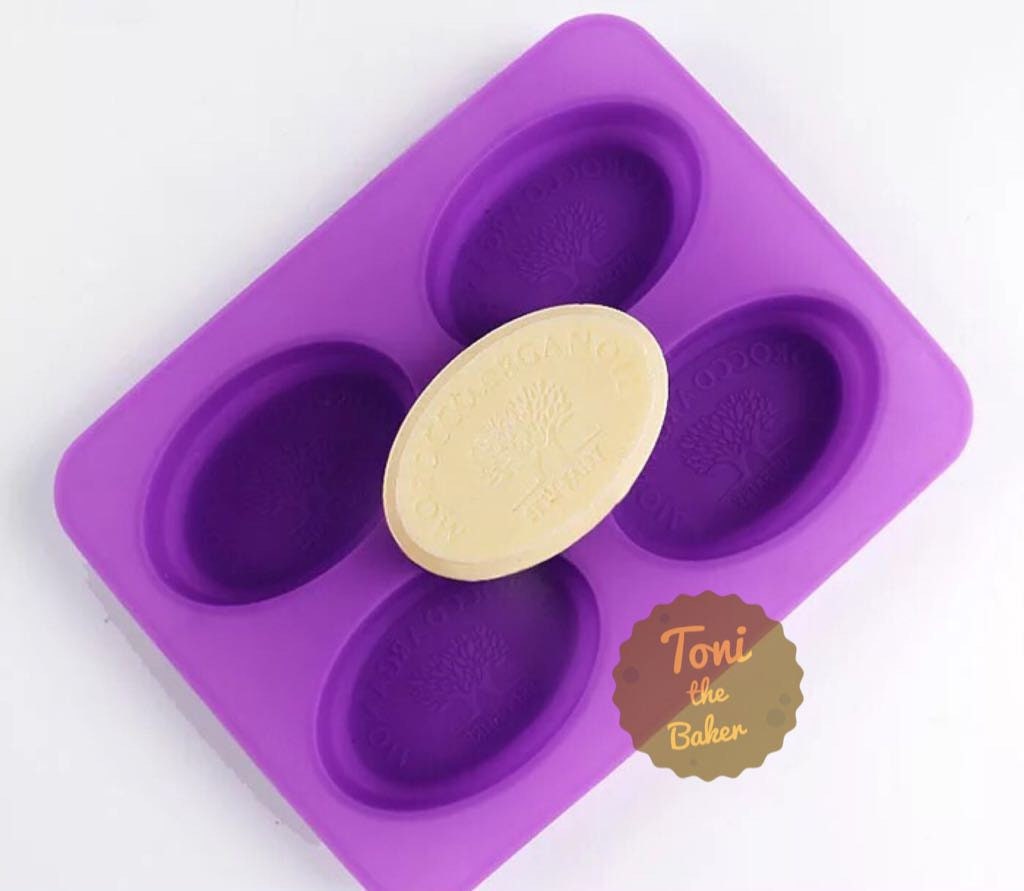 4cavity oval Cobblestone egg shape Soap mold cake mold Etsy