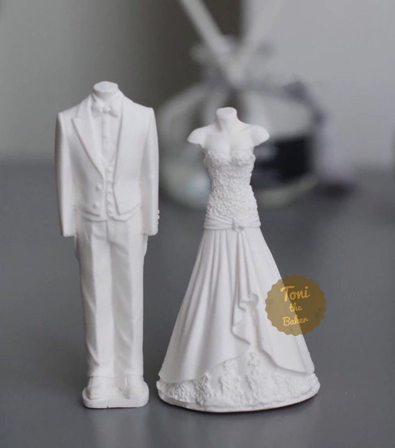 Ladies wedding dress candle moldsilicone woman dress mold3D female Wedding model resin mold