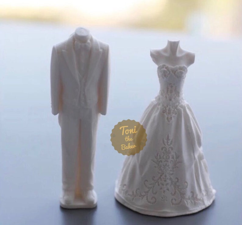 Bride and Groom 3D silicone mold wedding candle silicone mould Etsy