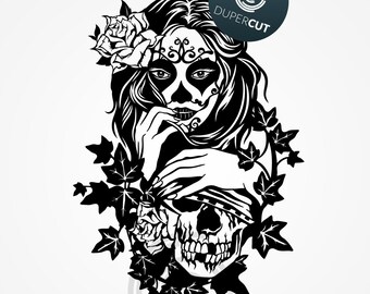 Download Free Day Of The Dead Svg Etsy SVG Cut Files