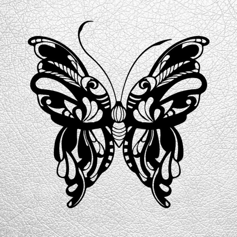 Download SVG / PDF cut file Paper Cutting Template butterfly | Etsy