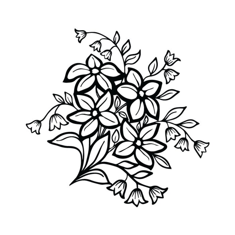 Free Free 136 Cricut Flower Bouquet Svg SVG PNG EPS DXF File