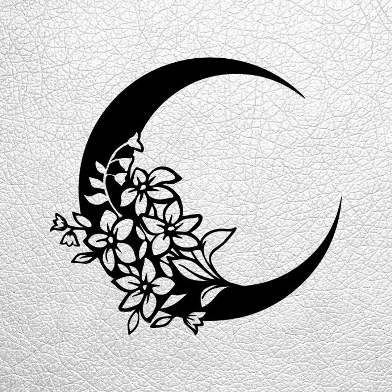 Download Paper Cutting Template Moon papercut diy project vinyl | Etsy