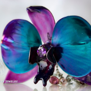 Kanzashi Resin Orchid Hair pin