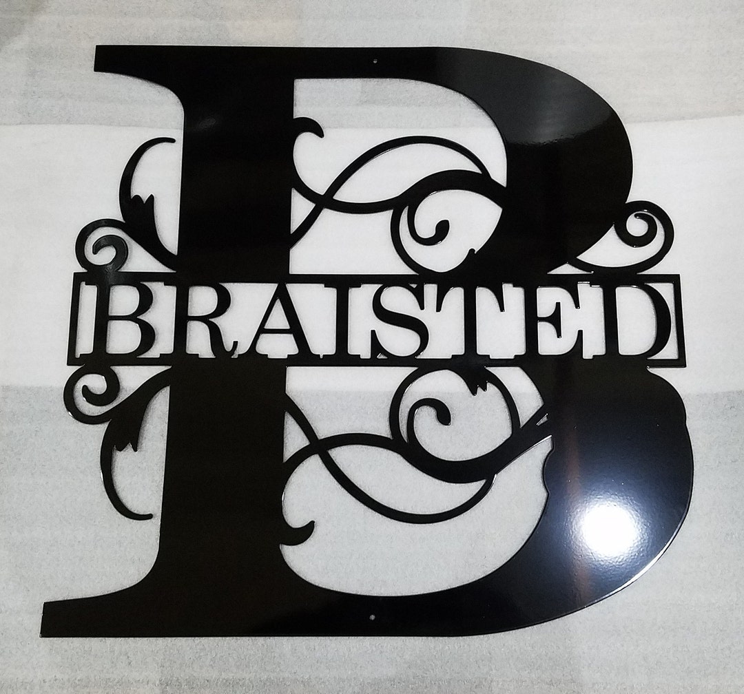 Fancy Letter Monogram - Etsy