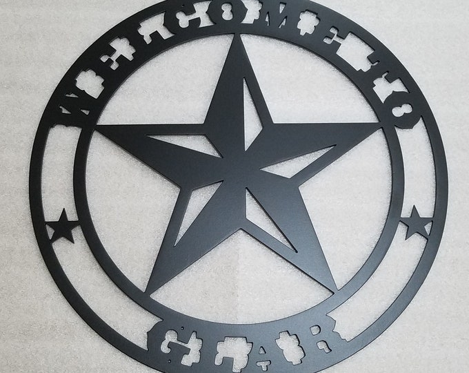 Texas Star Trivet Monogram