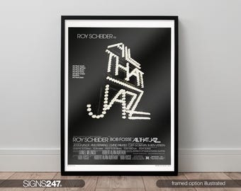 All That Jazz Movie Poster | Roy Scheider | Jessica Lange | 1979 | Movie Prints For Cinema Rooms | Wall Art | Home Decor | A0 A1 A2 A3 A4 A5
