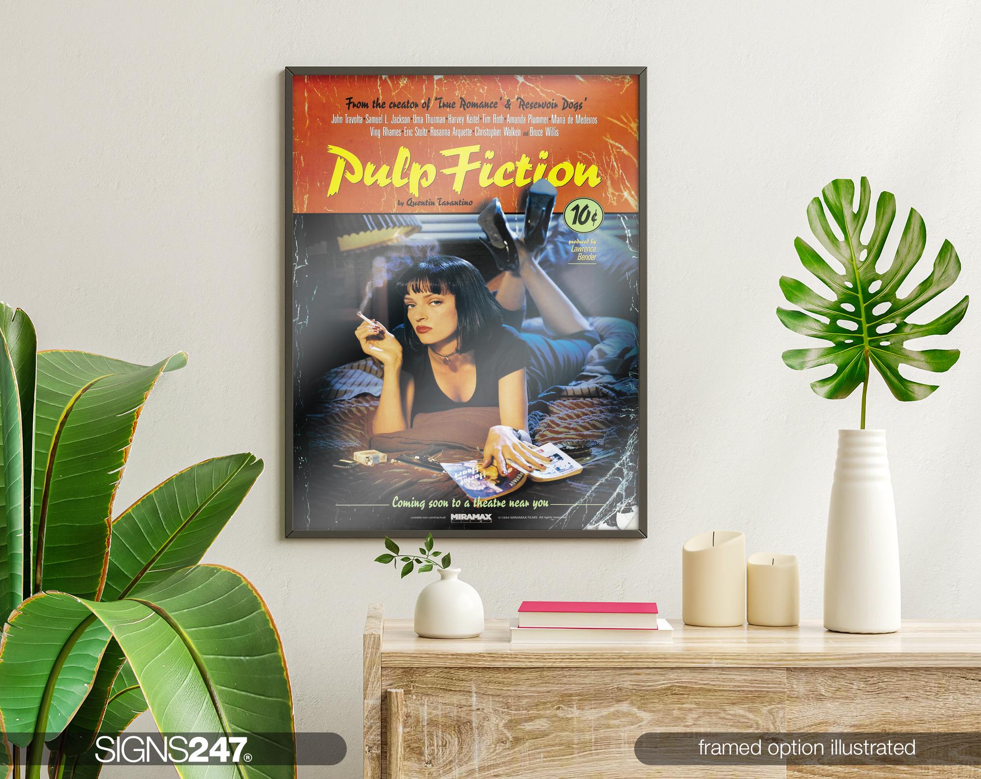 Pulp Fiction Poster | Pulp Fiction Print | Quentin Tarantino