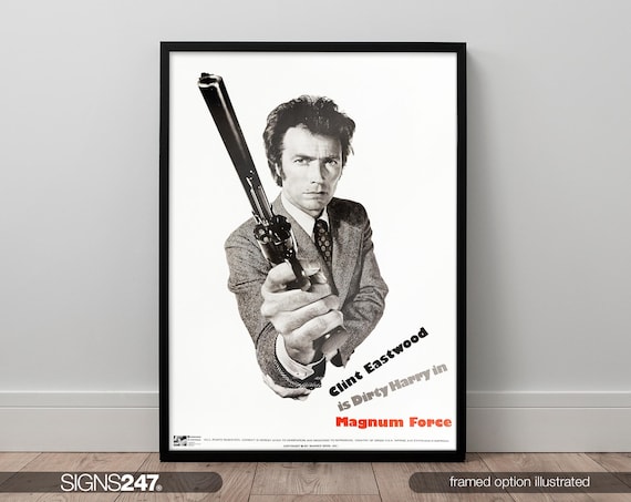 Dirty Harry Magnum Force Clint Eastwood Poster | Movie Poster