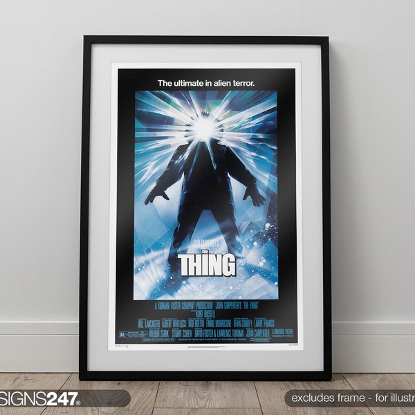 The Thing John Carpenter Poster | Movie Poster | Cinema Room Poster | A0 A1 A2 A3 A4 A5