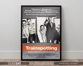 Trainspotting Poster | Movie Poster | Movie Prints For Cinema Rooms | Wall Art | Home Decor | A0 A1 A2 A3 A4 A5