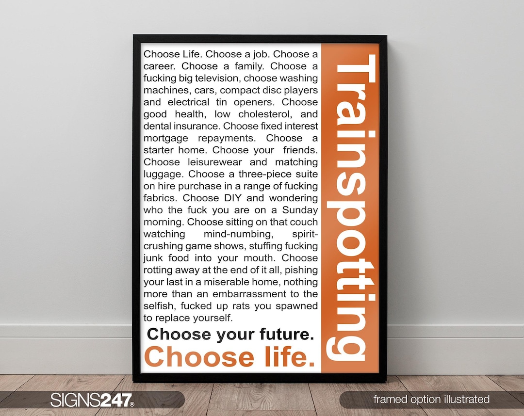 Trainspotting Poster | Movie Poster | 1996 | Movie Prints for