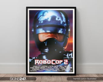 Póster de Robocop 2 / Peter Weller / Nancy Allen / 1990 / Póster de película / Láminas de cine / Decoración del hogar / Tamaño A0 A1 A2 A3 A4 A5