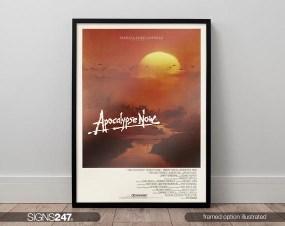 Apocalypse Now Poster | Movie Poster | 1979 | Movie Prints For Cinema Rooms | Wall Art | Home Decor | A0 A1 A2 A3 A4 A5