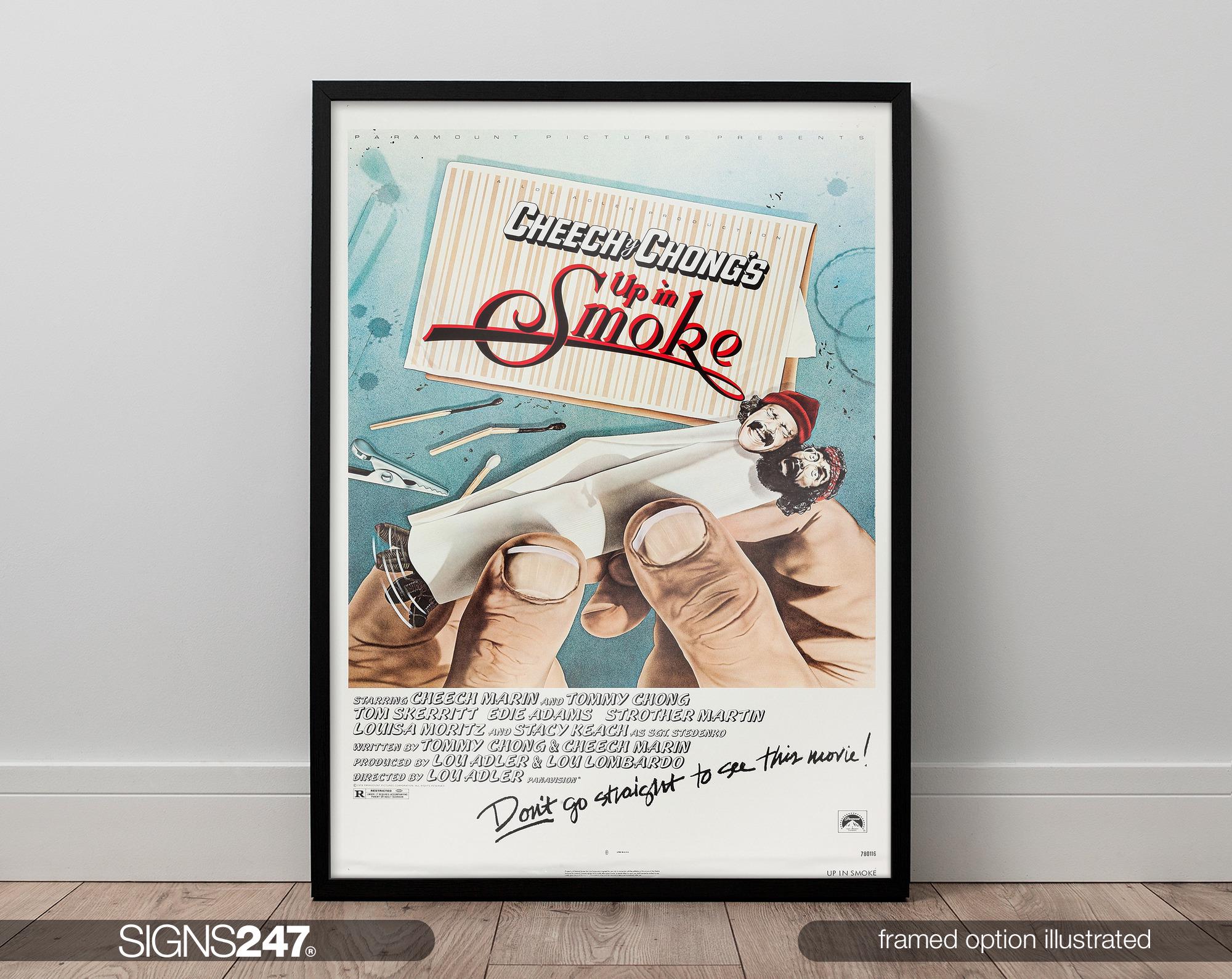 -CHEECH & CHONG'S- Up in Smoke ポスター Cheech and Chong's Up in Smoke Movie Poster Print (11 x 17