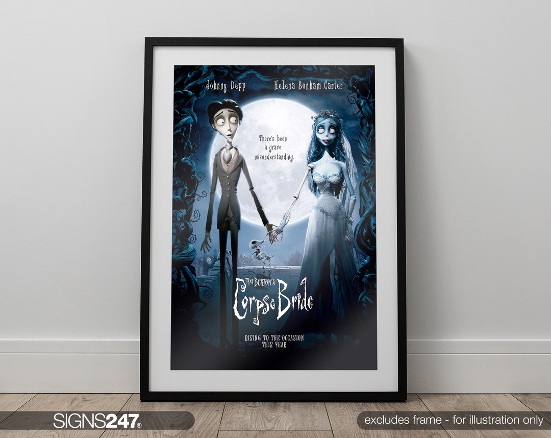 Corpse Bride Movie Poster | Movie Prints For Cinema Rooms | Wall Art | Home Decor | A0 A1 A2 A3 A4 A5
