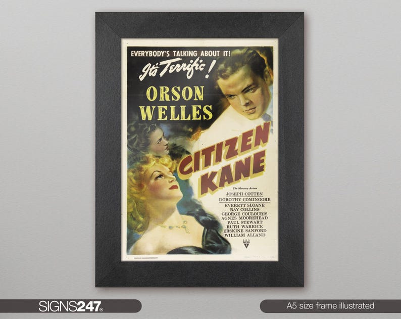 Citizen Kane Orson Welles Movie Poster