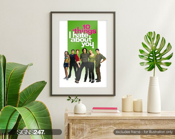 10 Things I Hate About You Movie Poster Movie Prints for Cinema