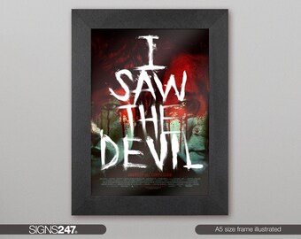 I Saw the Devil Poster | Lee Byung-hun | Choi Min-sik | Oh San Ha