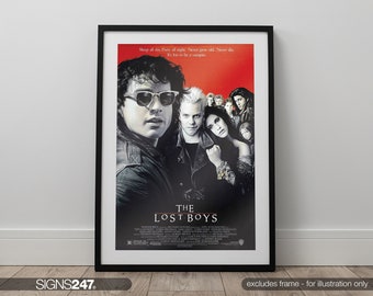 The Lost Boys Poster | 1987 | Movie Poster | Movie Prints For Cinema Rooms | Wall Art | Home Decor | A0 A1 A2 A3 A4 A5