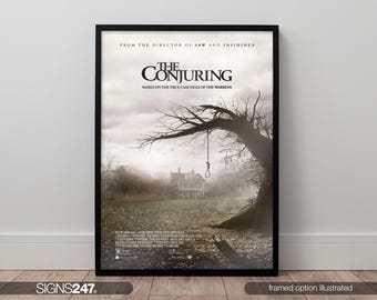The Conjuring Poster | Movie Poster | 2013 | Movie Prints For Cinema Rooms | Wall Art | Home Decor | A0 A1 A2 A3 A4 A5