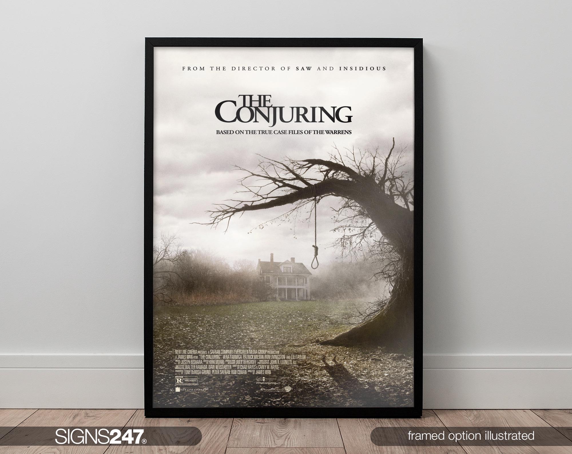 The Conjuring Poster | Movie Poster | 2013 | Movie Prints for Cinema Rooms  | Wall Art | Home Decor | A0 A1 A2 A3 A4 A5 - Etsy, image size:2000x1589