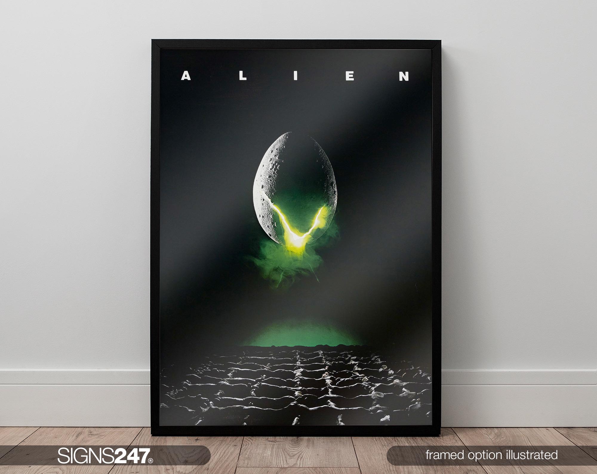 Alien Poster | Movie Poster | Movie Prints for Cinema Rooms | Wall Art ...