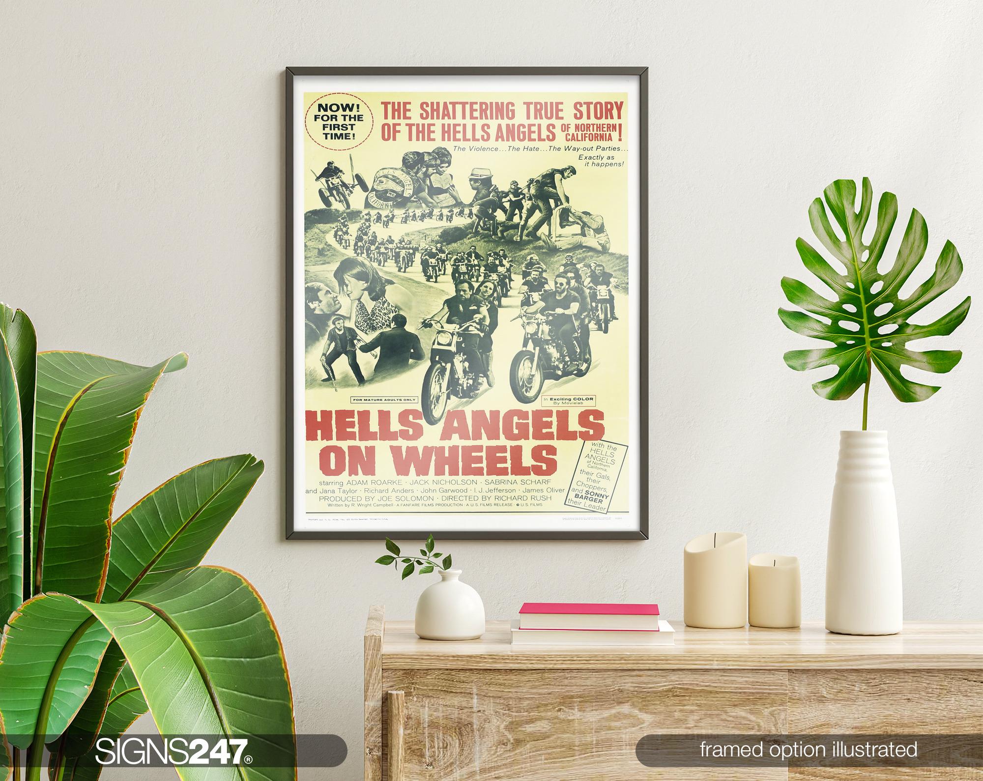 Hells Angels on Wheels Poster | Adam Roarke | Jack Nicholson