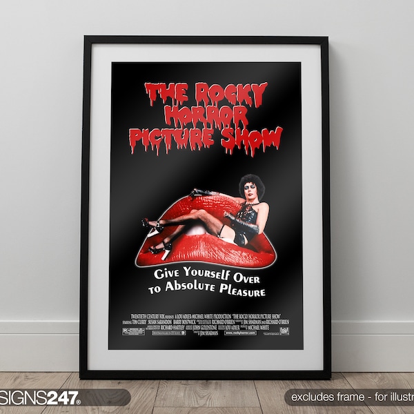The Rocky Horror Picture Show Poster | Movie Poster | Movie Prints For Cinema Rooms | Wall Art | Home Decor | A0 A1 A2 A3 A4 A5