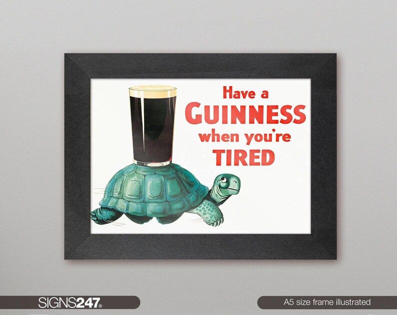 Have A Guinness When Your Tired Turtle Movie Poster