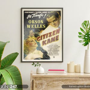 Citizen Kane Orson Welles Movie Poster