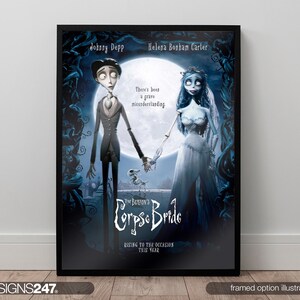 Corpse Bride Poster | Movie Poster | Movie Prints For Cinema Rooms | Wall Art | Home Decor | A0 A1 A2 A3 A4 A5