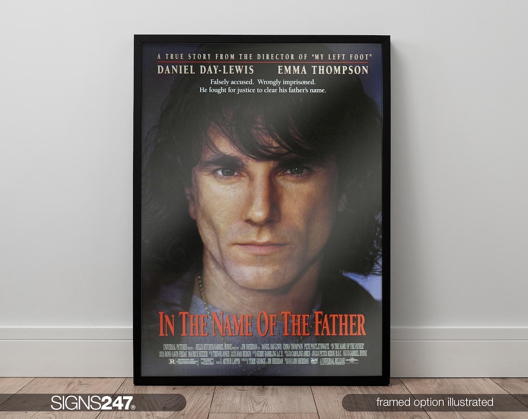 In the Name of the Father Movie Poster | Daniel Day-lewis | Emma ...