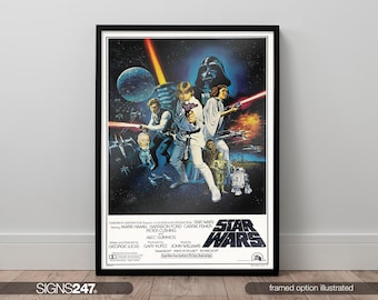 Star Wars Poster | Movie Poster | Movie Prints For Cinema Rooms | Wall Art | Home Decor | A0 A1 A2 A3 A4 A5