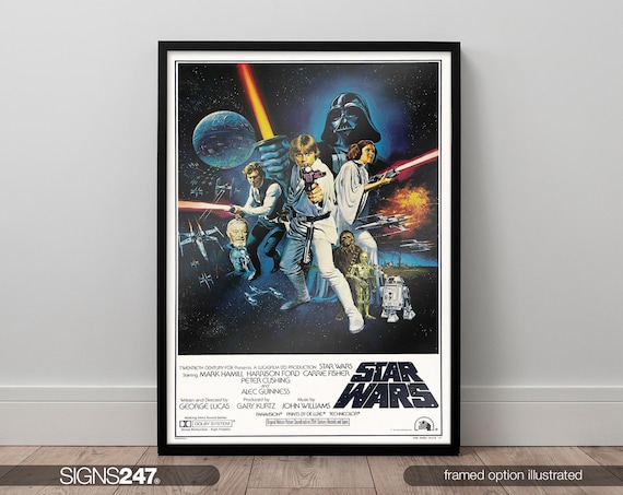 Star Wars Poster | Movie Poster | Movie Prints For Cinema Rooms | Wall Art | Home Decor | A0 A1 A2 A3 A4 A5