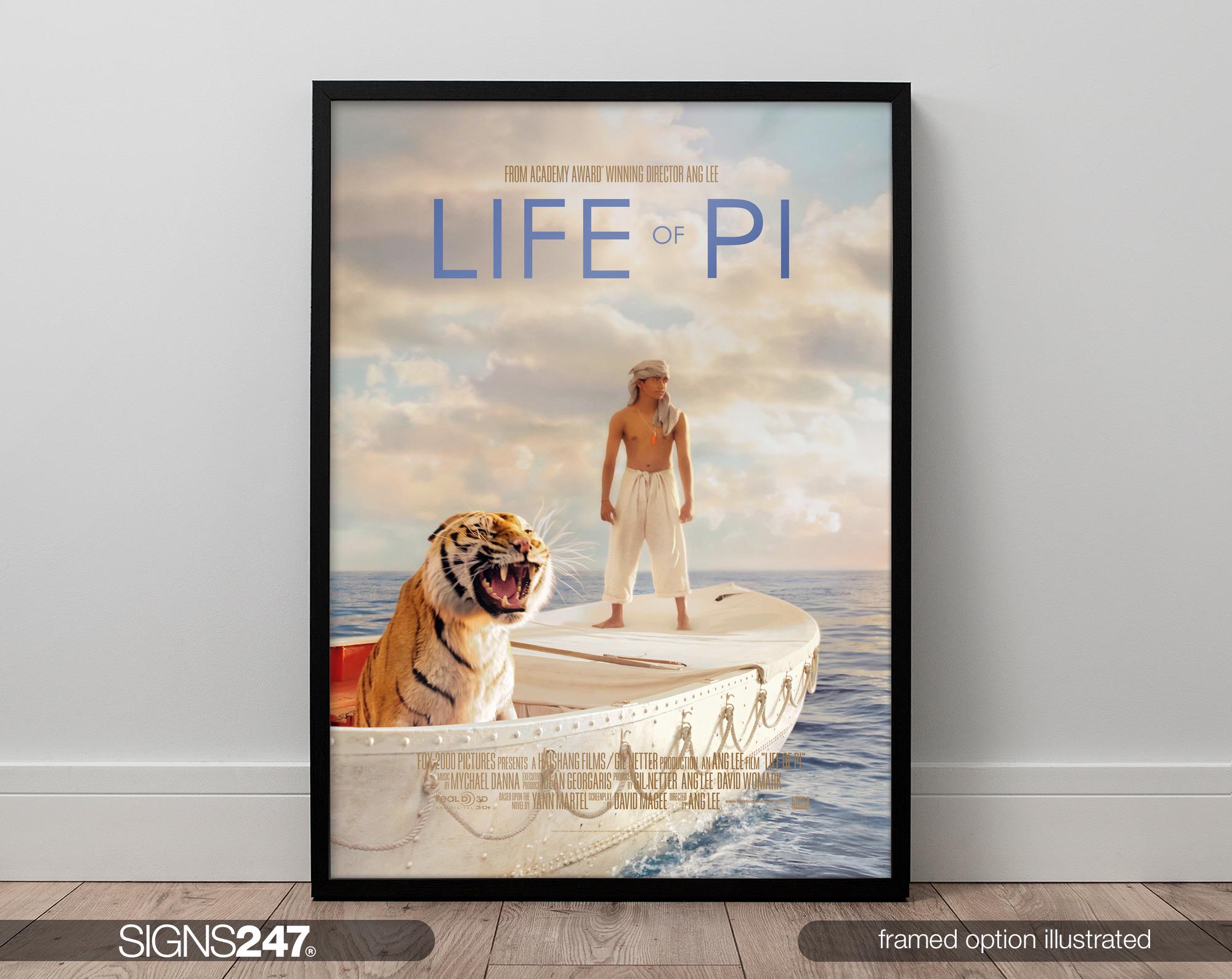 Full Movie Poster Fmovies Life Of Pi Ang Lee Autographed Life Of