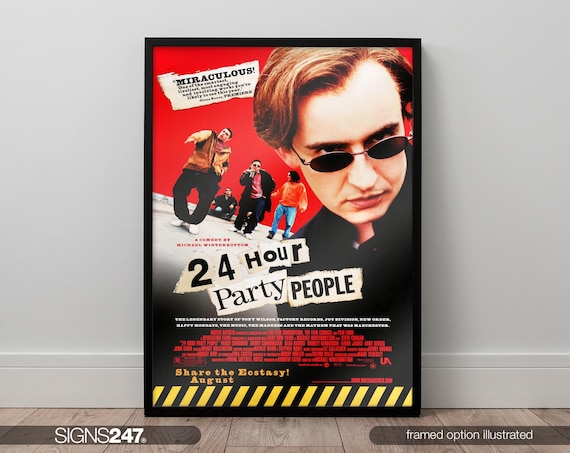 24HOUR PARTY PEOPLE24アワー・パーティ・ピープル　ポスター 24 Hour Party People Poster | Steve Coogan | Paddy Considine