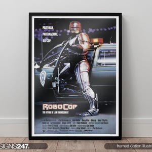 Robocop Peter Weller Movie Poster
