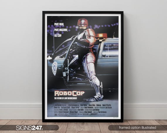 Robocop Peter Weller Poster | Movie Poster | Movie Prints For Cinema Rooms | Wall Art | Home Decor | A0 A1 A2 A3 A4 A5