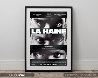 La Haine Kassovitz Poster | Movie Poster | Movie Prints For Cinema Rooms | Wall Art | Home Decor | A0 A1 A2 A3 A4 A5